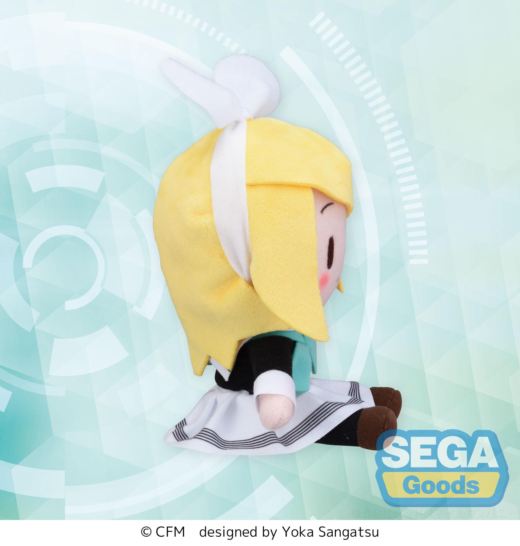 Character Vocal Series 02: Kagamine Rin/Len Fuwa Petit Mini Plüschfigur Kagamine Rin Uniform Ver. (EX) 16 cm    