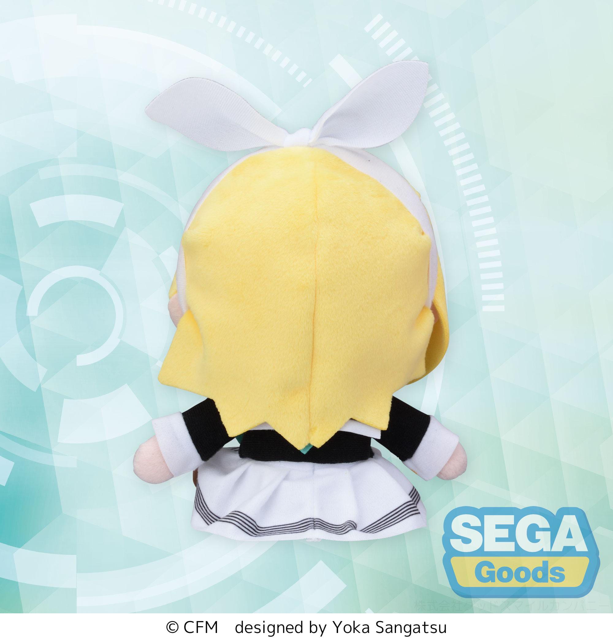 Character Vocal Series 02: Kagamine Rin/Len Fuwa Petit Mini Plüschfigur Kagamine Rin Uniform Ver. (EX) 16 cm    