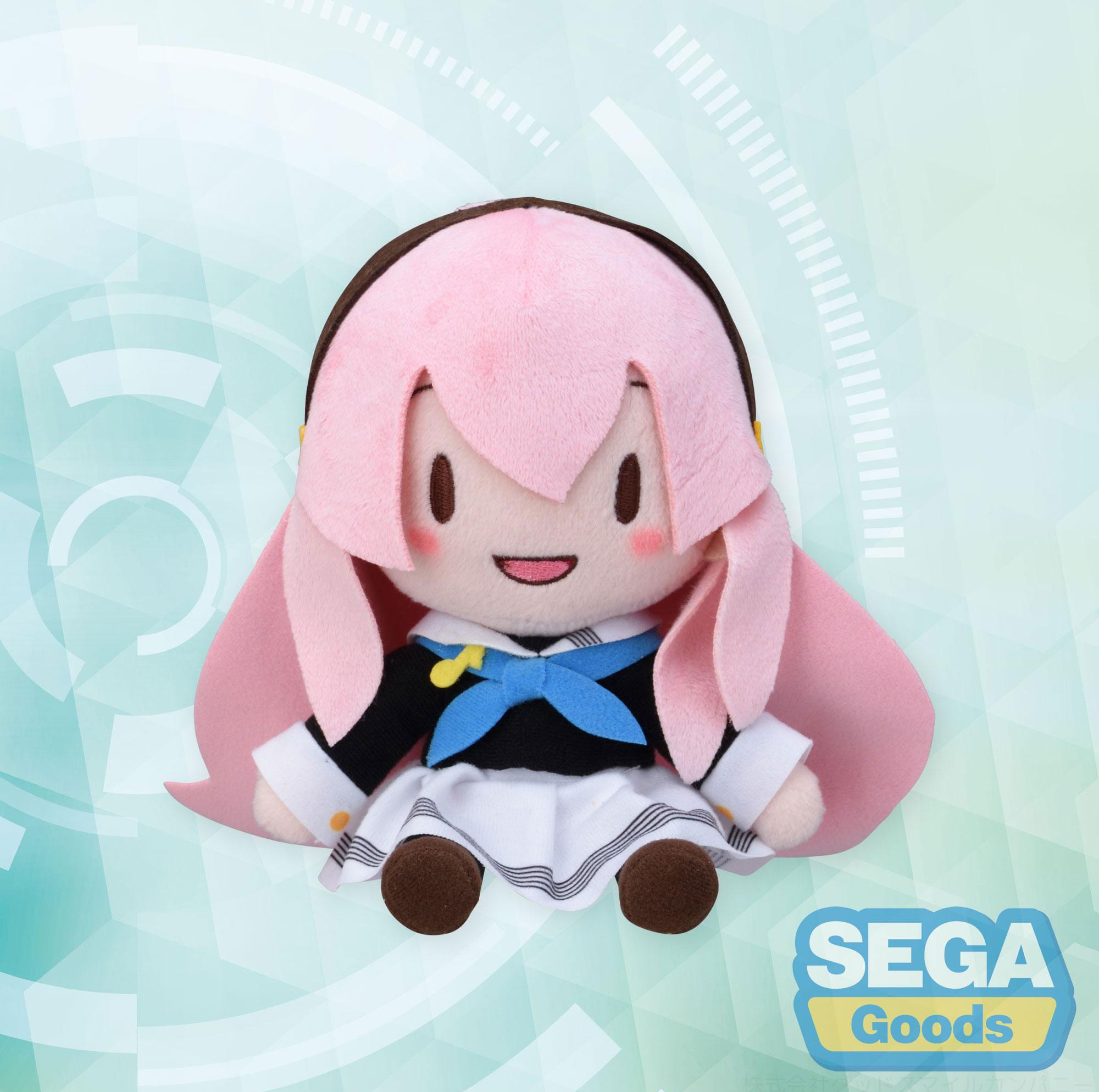 Character Vocal Series 02: Kagamine Rin/Len Fuwa Petit Mini Plüschfigur Megurine Luka Uniform Ver. (EX) 16 cm    