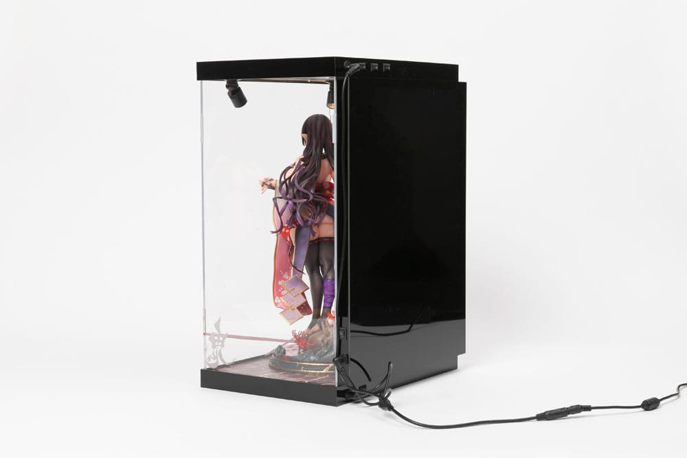 SHINSAI Acryl Display Case mit Beleuchtung Inbina Rasethuhime Saki M Edition 39 cm  