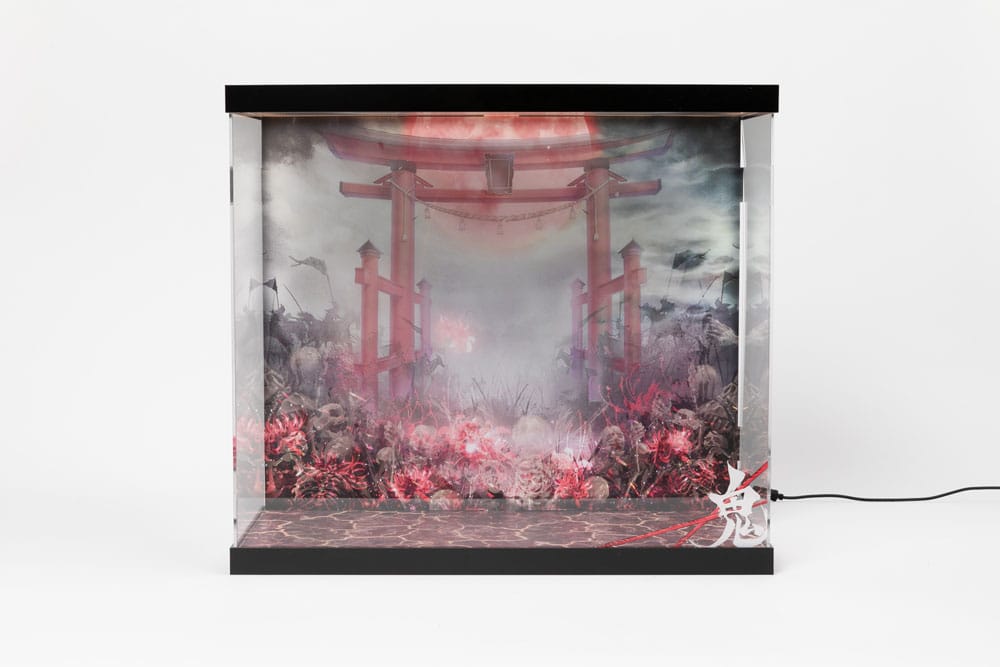 SHINSAI Acryl Display Case mit Beleuchtung Inbina Rasethuhime Saki 39 cm  