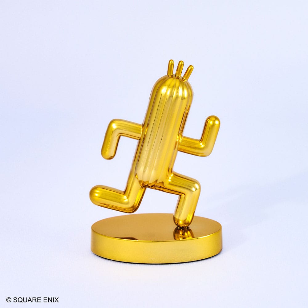 Final Fantasy Bright Arts Gallery Diecast Minifigur Cactuar (Gold) 7 cm