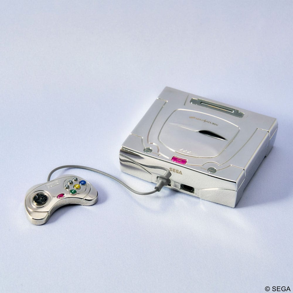 Sega Hardware Series Bright Arts Gallery Diecast Minifigur Sega Saturn White