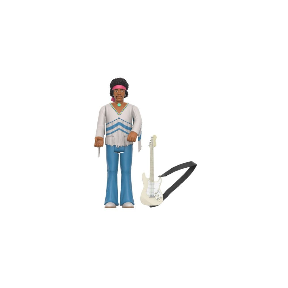 Jimi Hendrix ReAction Actionfigur Jimi Hendrix (Festival) 10 cm