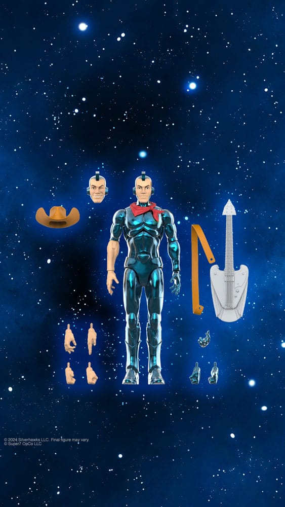 SilverHawks Ultimates Actionfigur Bluegrass (Toy Version - Vac Metal) 18 cm