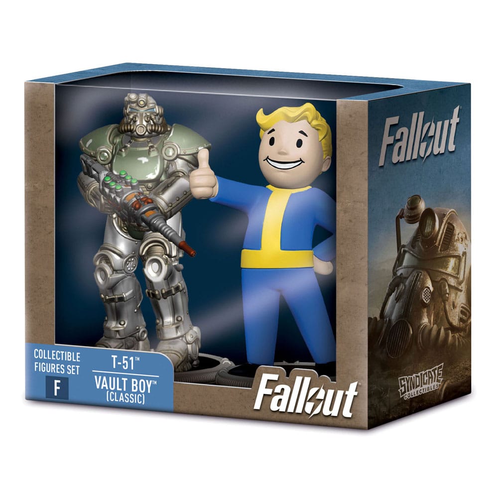 Fallout Minifiguren 2er-Pack Set F Raider & Vault Boy (Strong) 7 cm