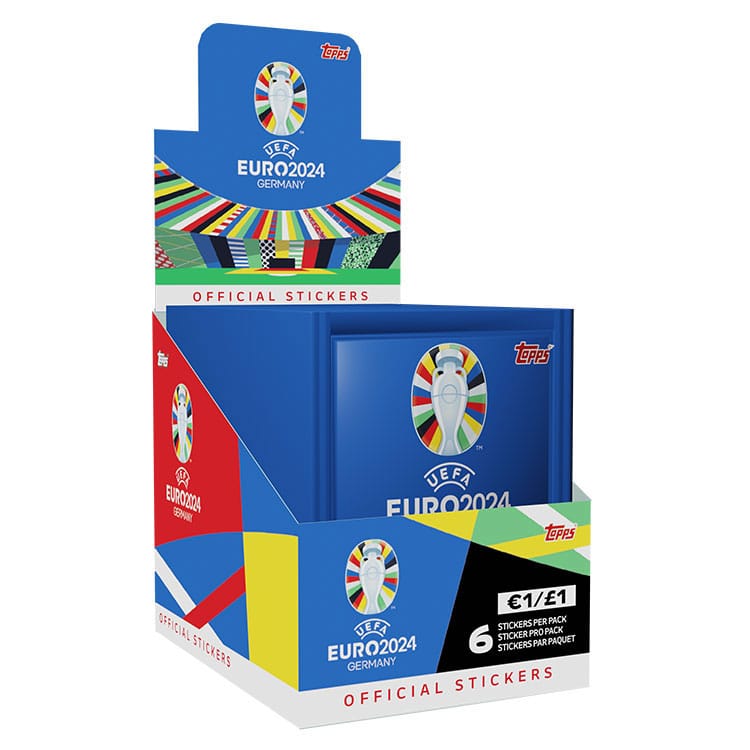 UEFA EURO 2024 Sticker Collection Display (100)