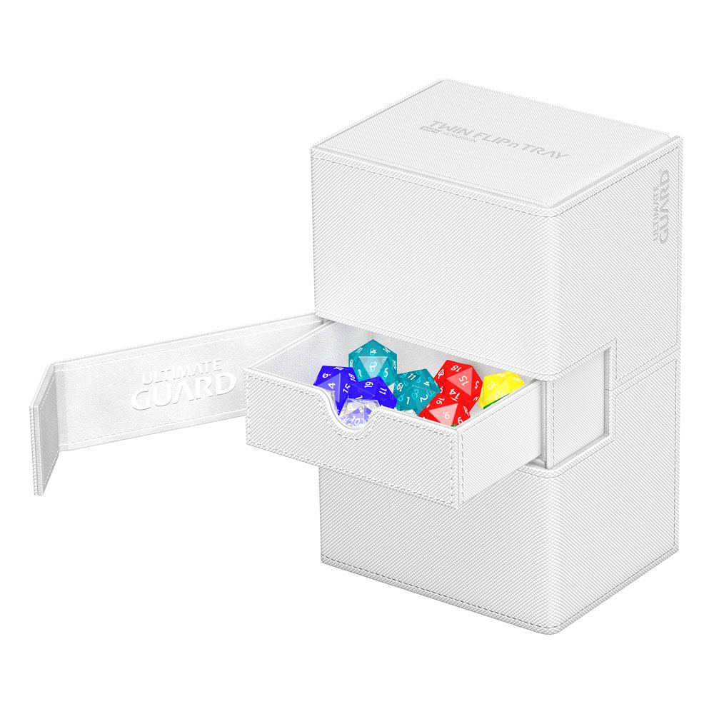 Ultimate Guard Twin Flip`n`Tray 160+ XenoSkin Monocolor Weiß