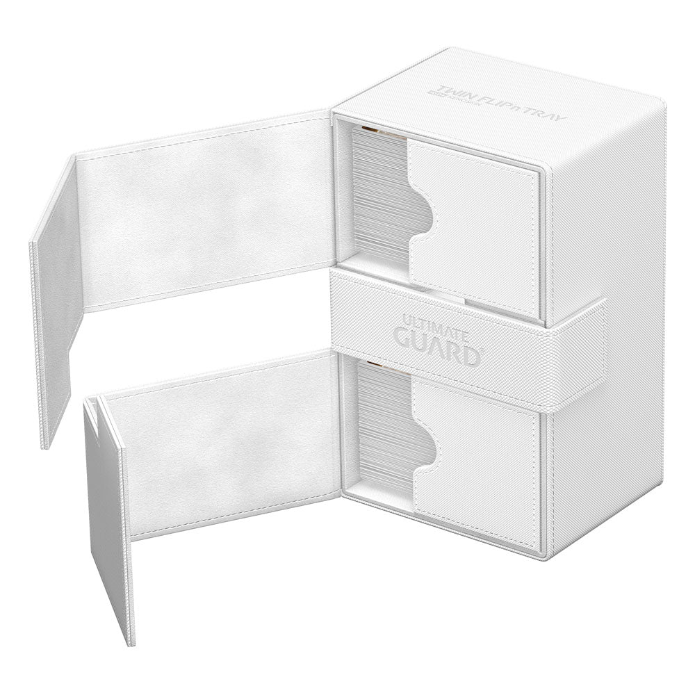 Ultimate Guard Twin Flip`n`Tray 160+ XenoSkin Monocolor Weiß
