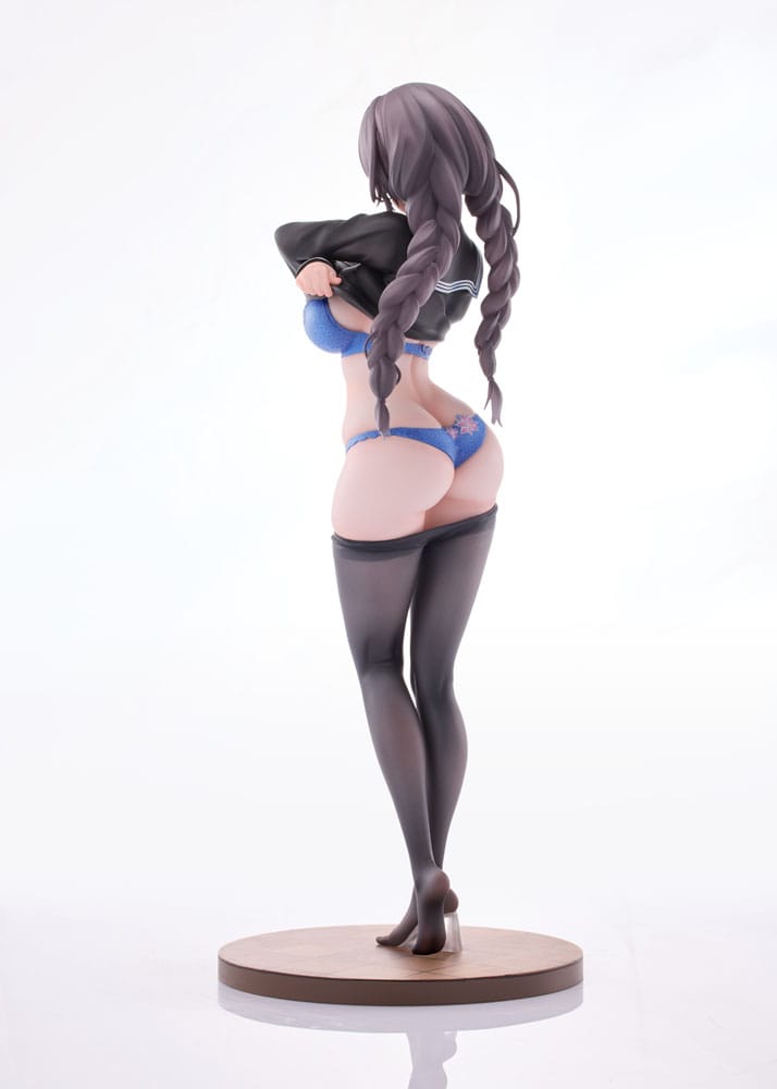 Original Character PVC Statue 1/6 Gap Glasses Girl Who Doesn't Want To Take Physical Education Class 28 cm