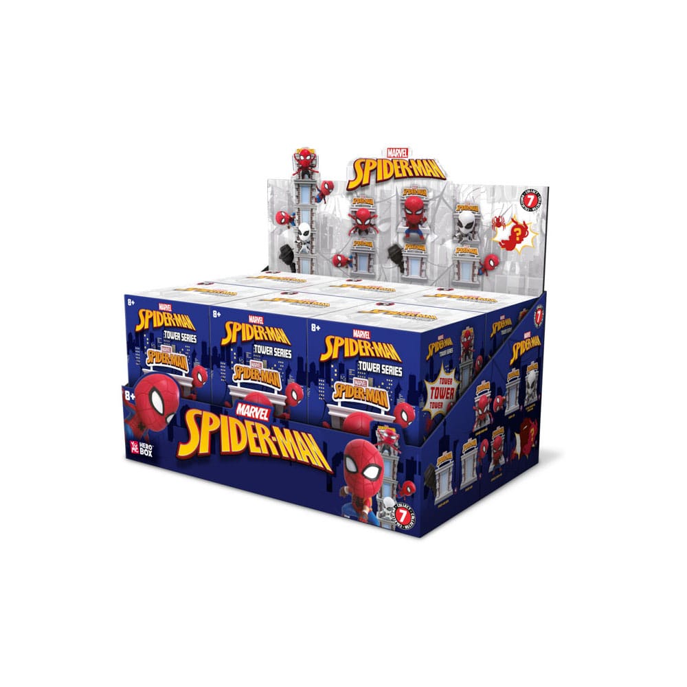 Spider-Man Hero Box Tower Series 2 Minifiguren 8 cm Display (6)