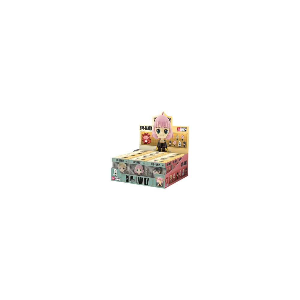 Spy x Family Bobble Hero Wackelkopf-Figuren (Window Box Ver.) 6 cm Display (12)