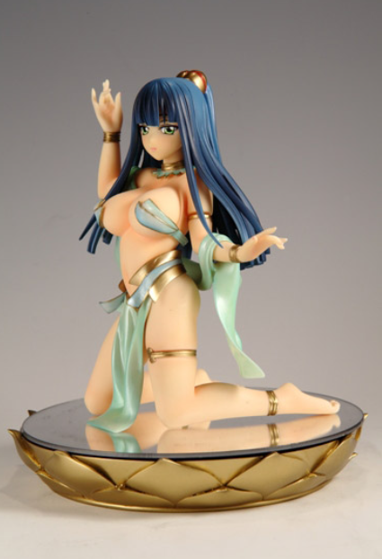 Moebutsu Myrioku Bosatsu Statue 1/8 Youthful Blue 12 cm