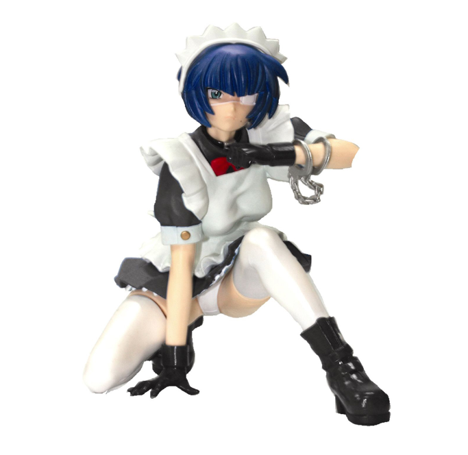 Ikki Tousen GG PVC Statue 1/6 Ryomou Shimei Maid Battle Dress 16 cm