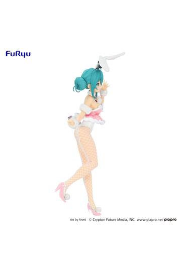 Hatsune Miku BiCute Bunnies PVC Statue Hatsune Miku White Rabbit Baby Pink Ver. 28 cm
