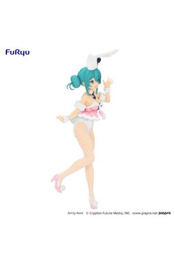 Hatsune Miku BiCute Bunnies PVC Statue Hatsune Miku White Rabbit Baby Pink Ver. 28 cm