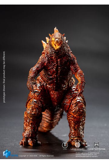 Godzilla Exquisite Basic Actionfigur Godzilla: King of the Monsters Burning Godzilla 18 cm