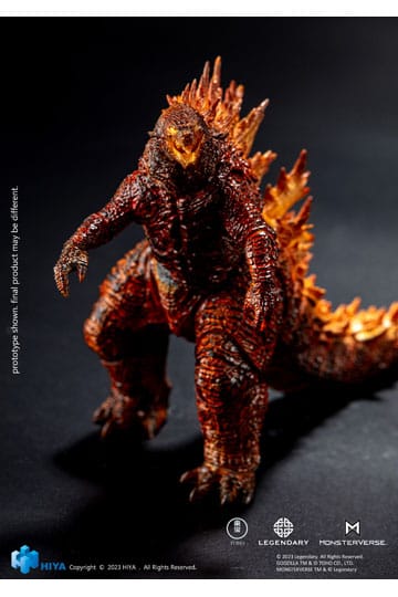 Godzilla Exquisite Basic Actionfigur Godzilla: King of the Monsters Burning Godzilla 18 cm