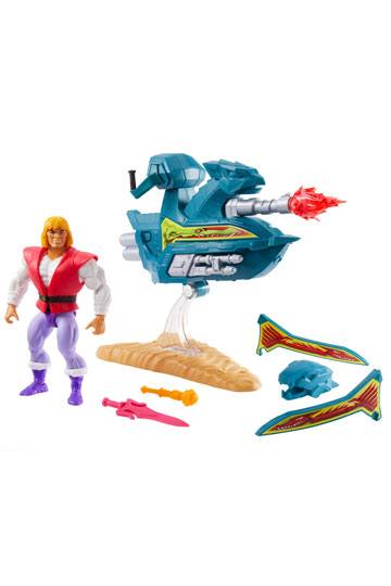 Masters of the Universe Origins Actionfigur 2020 Prince Adam with Sky Sled 14 cm