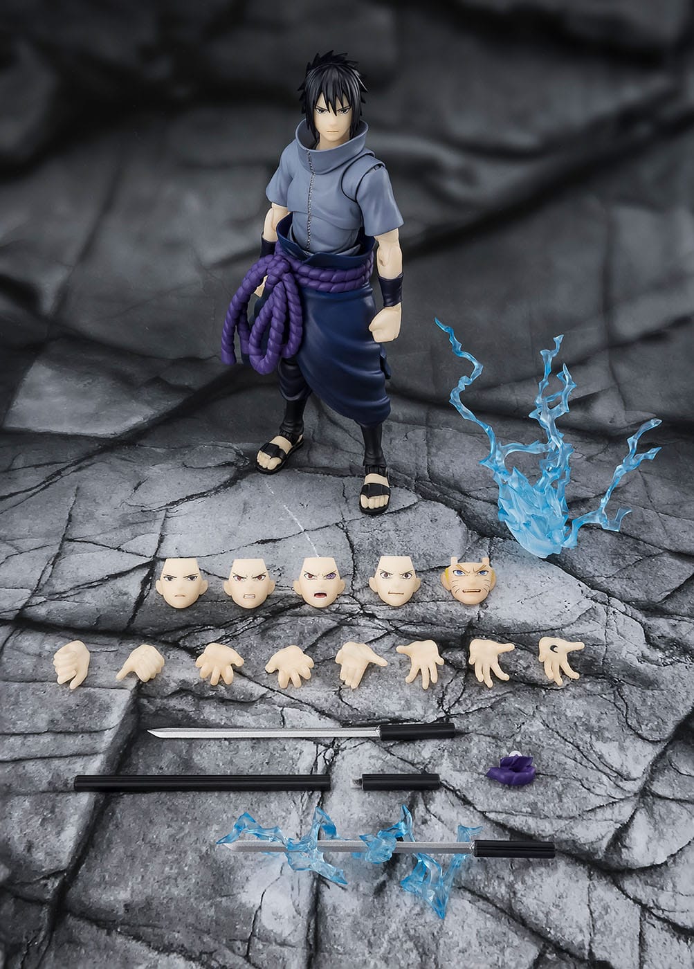 Naruto S.H.Figuarts Actionfigur Sasuke Uchiha Solitary Shinobi 15 cm