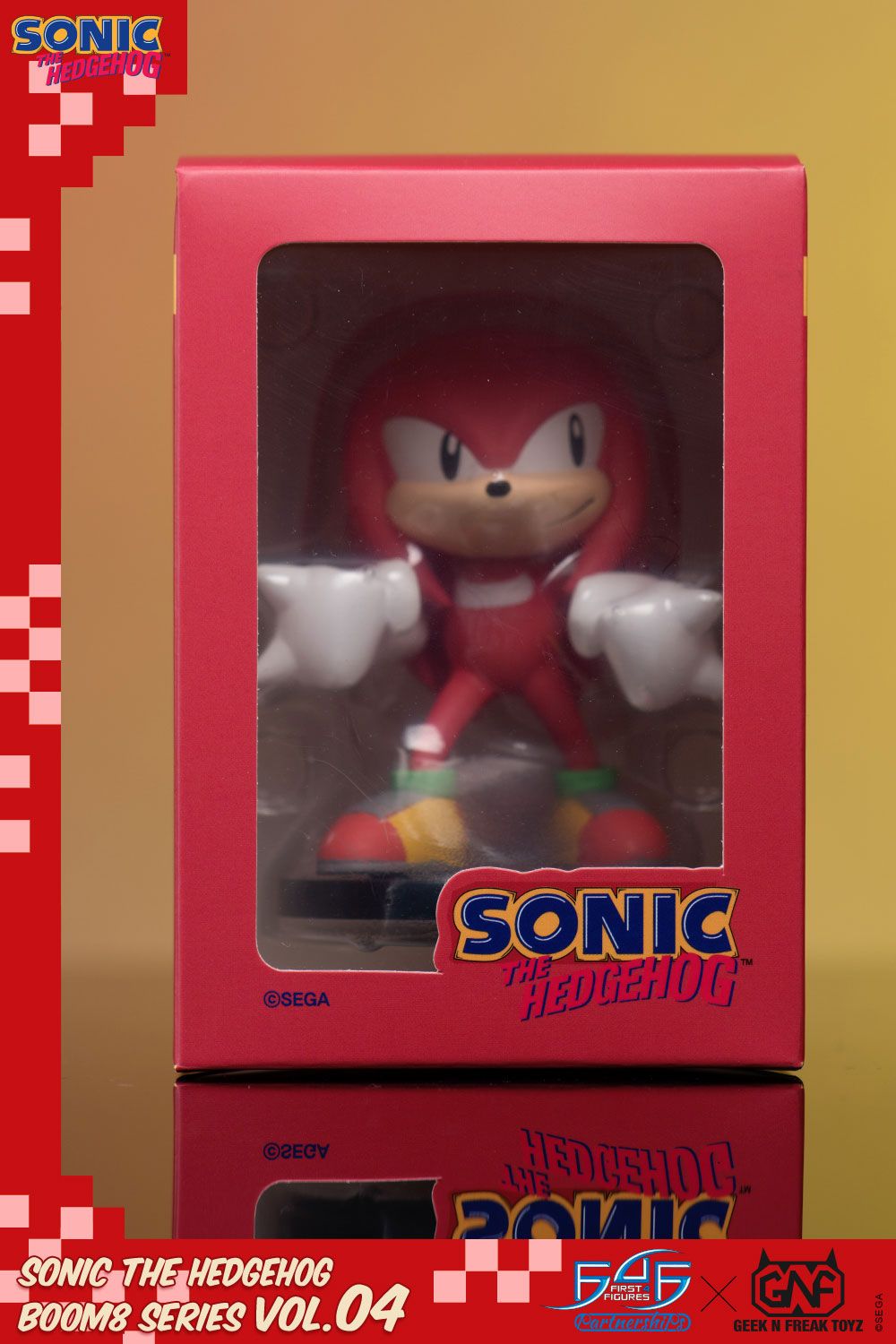 Sonic The Hedgehog BOOM8 Series PVC Figur Vol. 04 Knuckles 8 cm