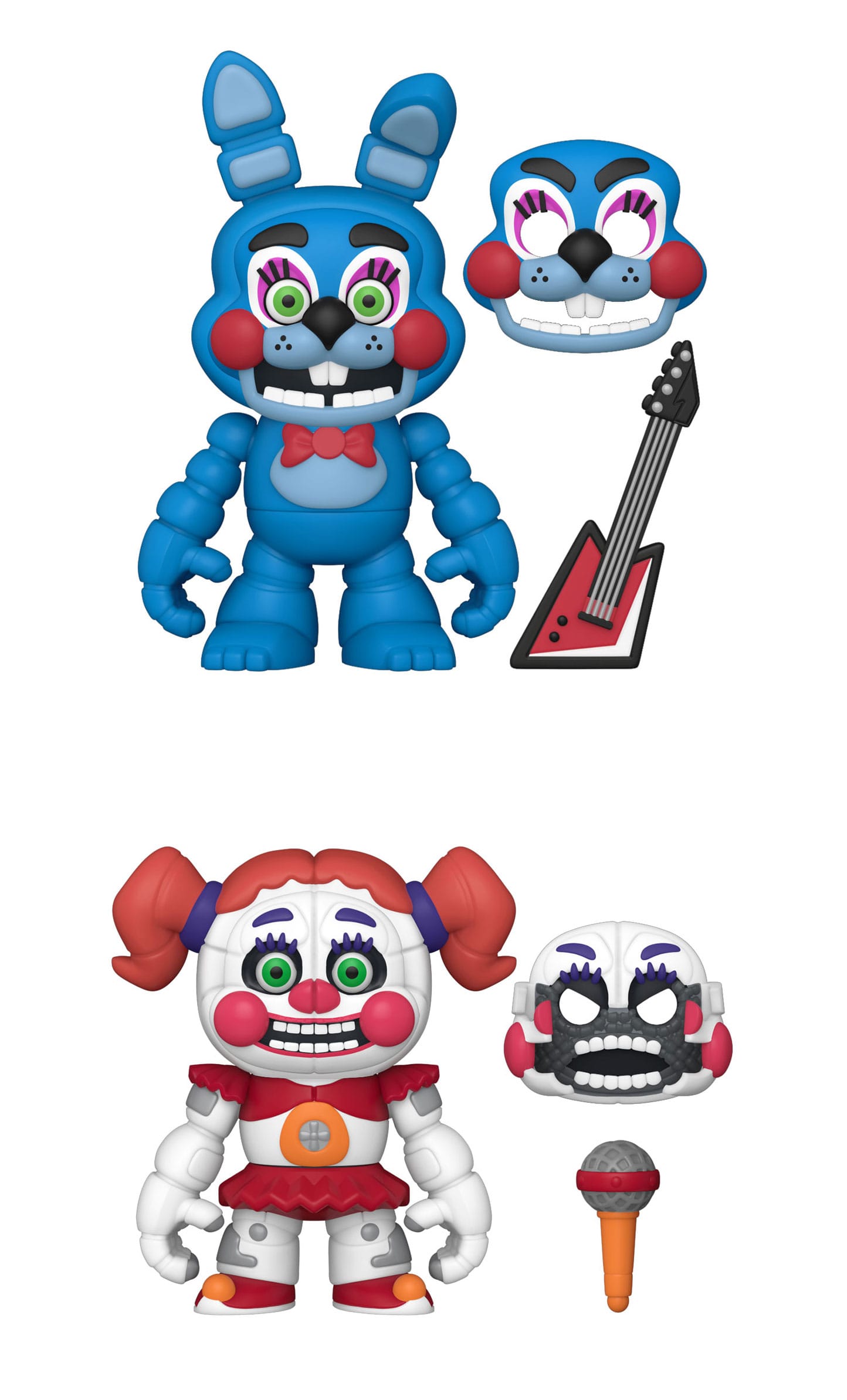 Five Nights at Freddy's Snap Actionfiguren Toy Bonnie & Baby 9 cm