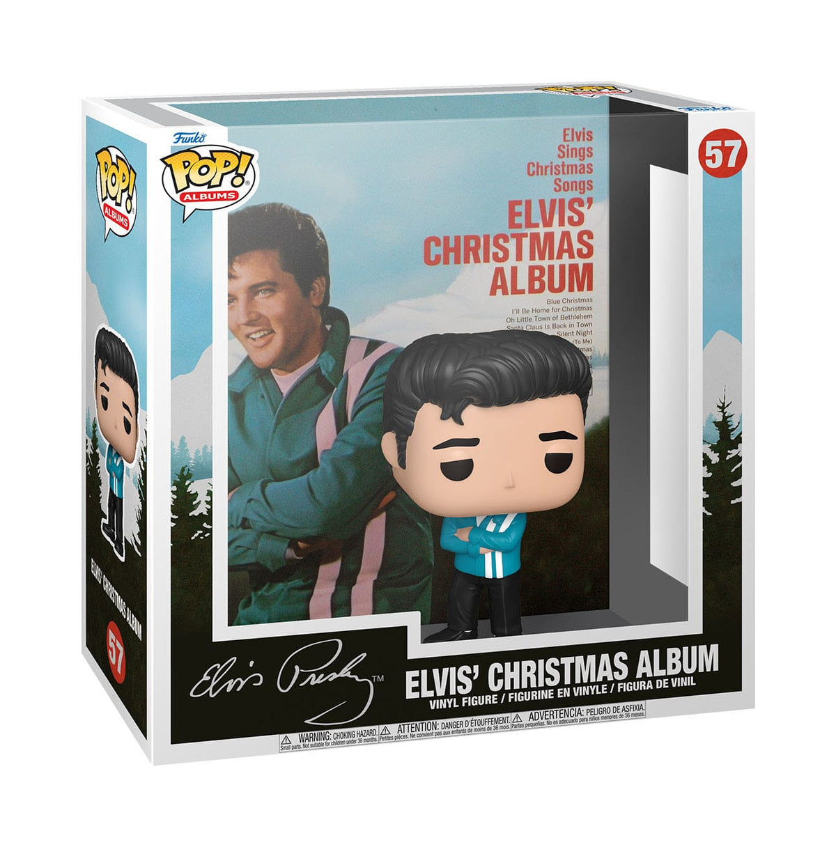 Elvis Presley POP! Albums Vinyl Figur Elvis X-Mas Album 9 cm