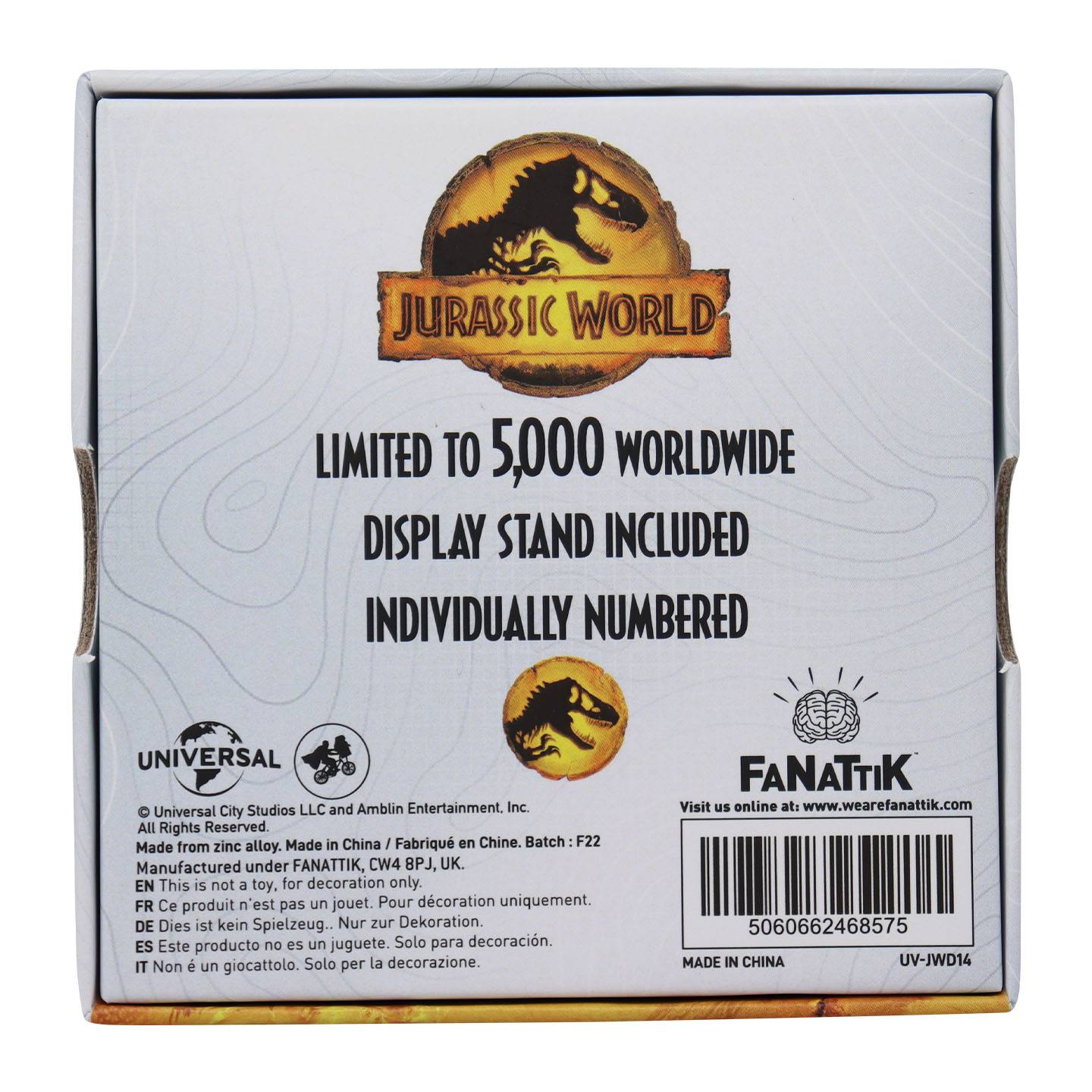 Jurassic World Medaille Dominion Limited Edition