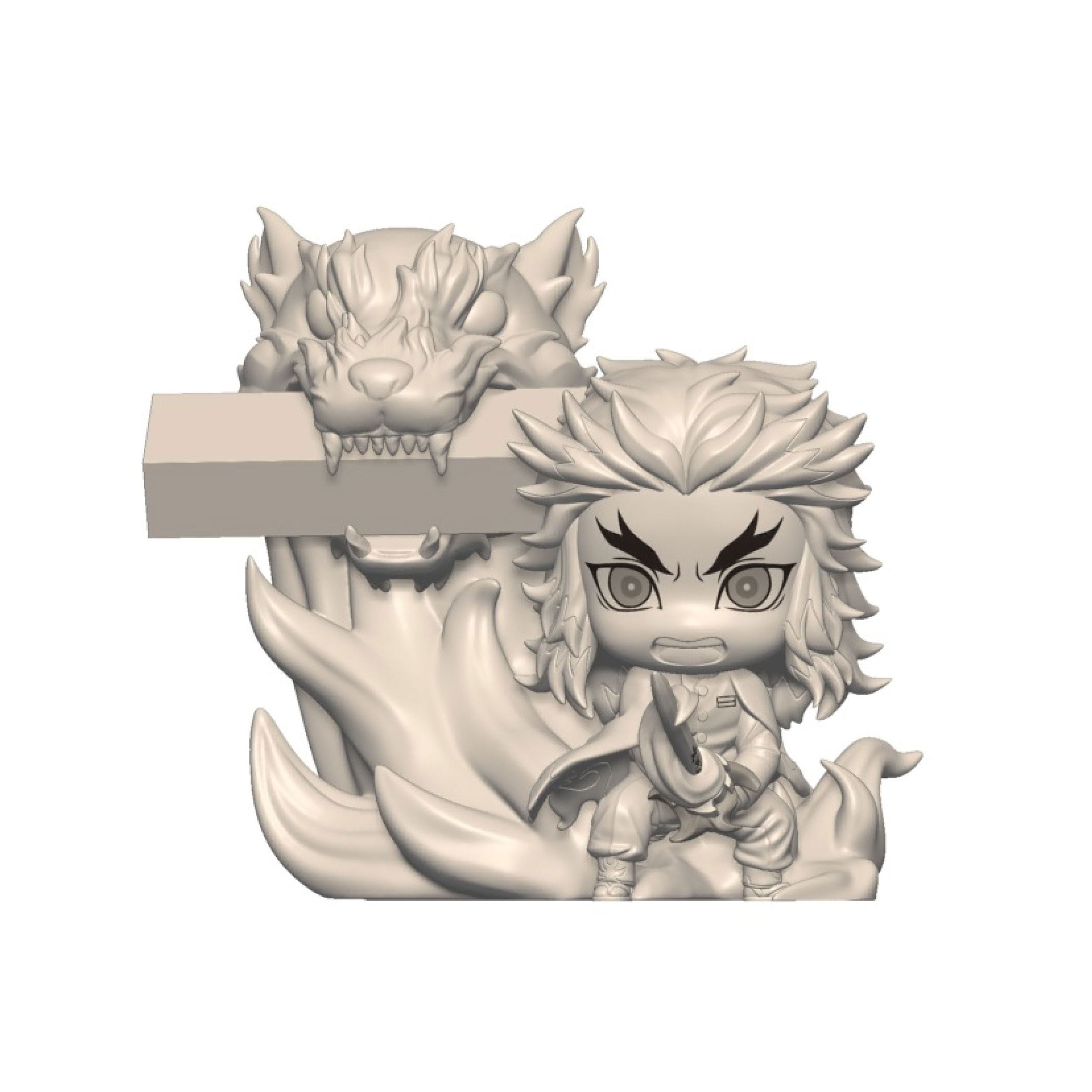 Demon Slayer: Kimetsu no Yaiba Hold PVC Statue Rengoku Kyojuro 8 cm