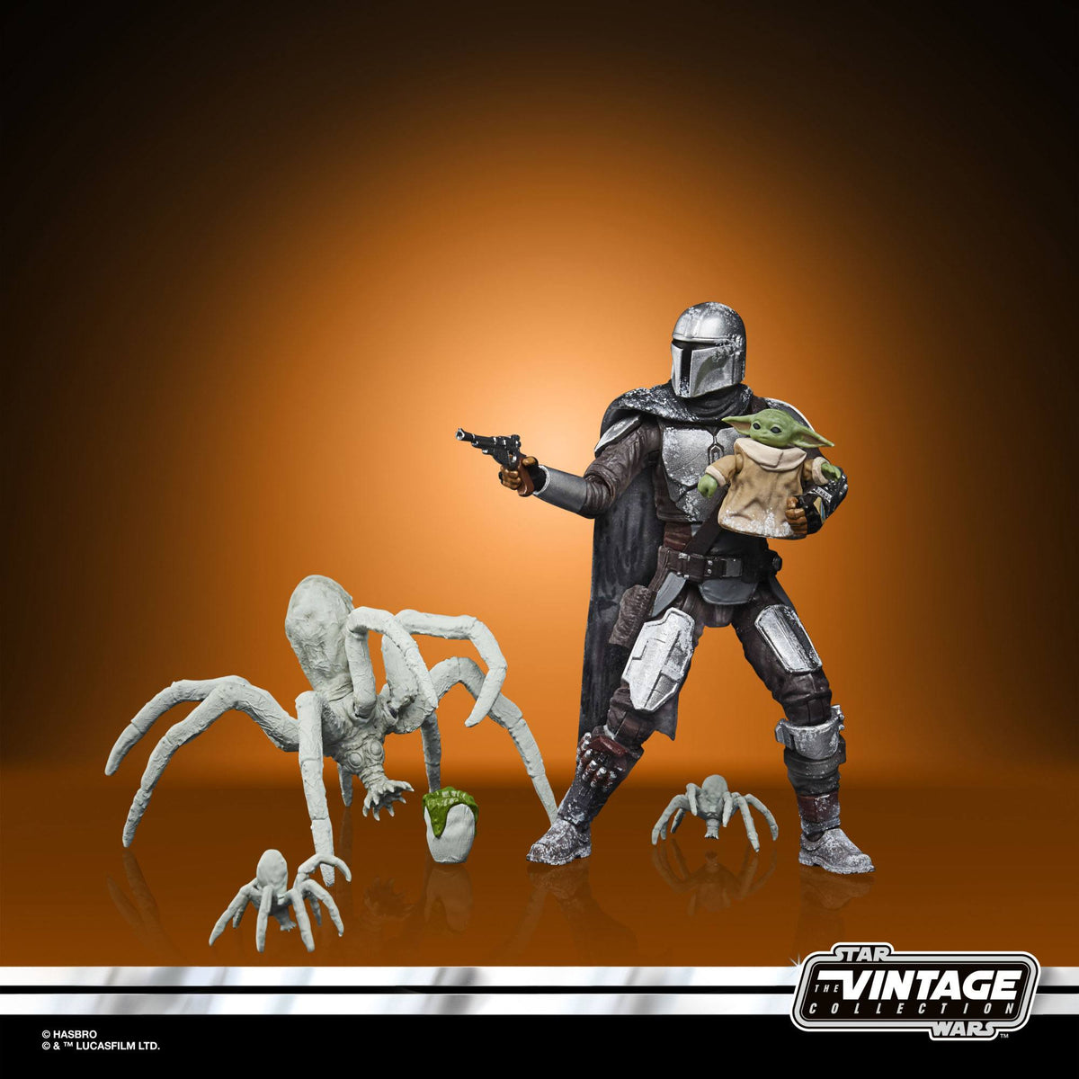 Star Wars: The Mandalorian Vintage Collection Actionfigur 2021 The Mandalorian & Grogu (Maldo Kreis) 10 cm