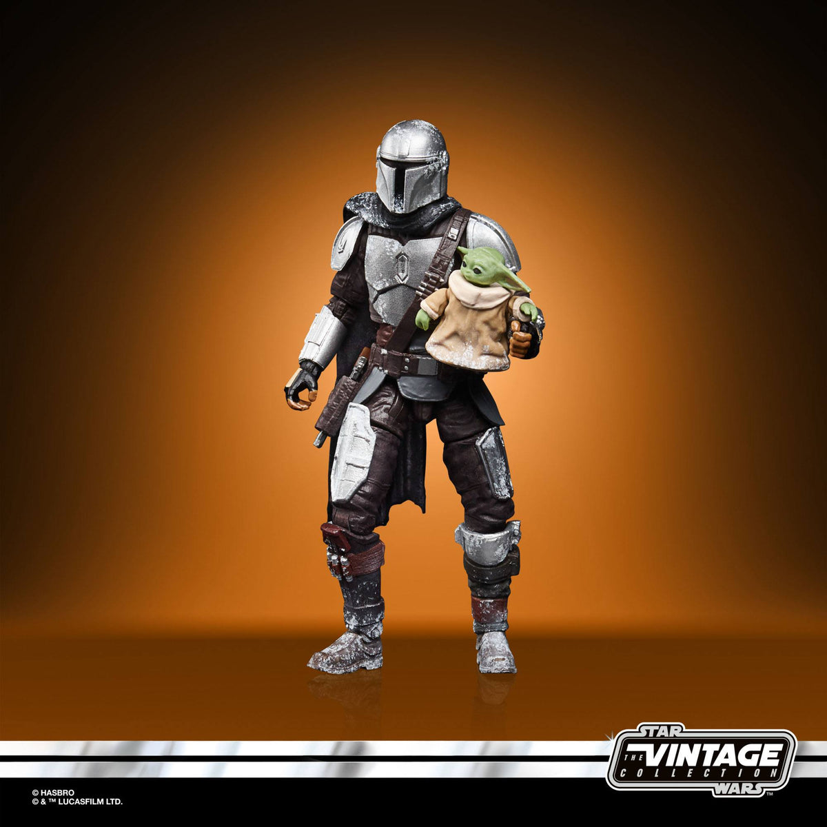 Star Wars: The Mandalorian Vintage Collection Actionfigur 2021 The Mandalorian & Grogu (Maldo Kreis) 10 cm