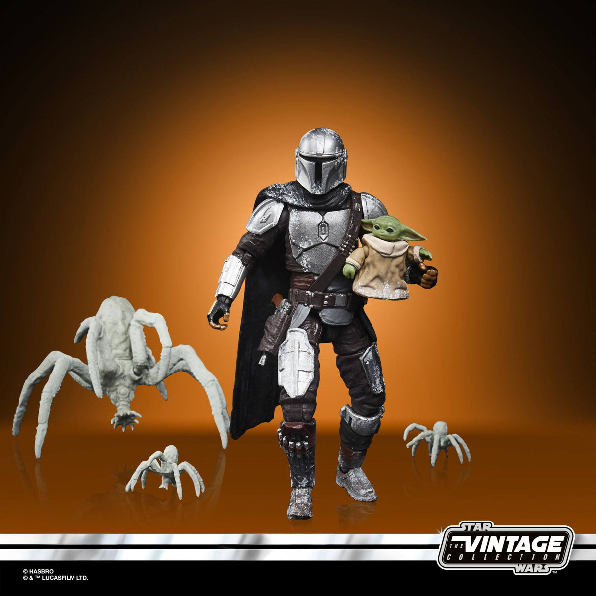 Star Wars: The Mandalorian Vintage Collection Actionfigur 2021 The Mandalorian & Grogu (Maldo Kreis) 10 cm