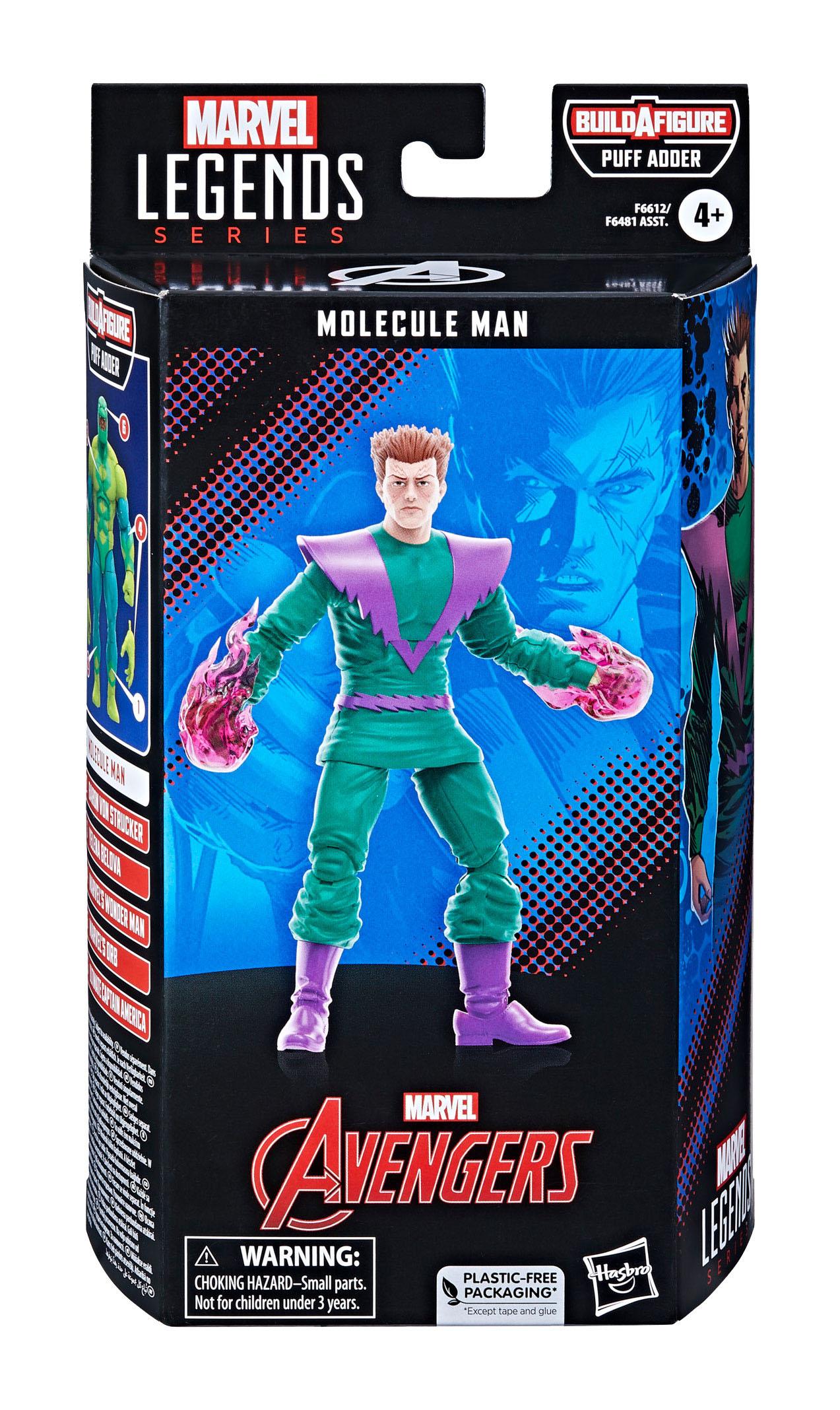Marvel Legends Actionfigur Puff Adder BAF: Molecule Man 15 cm