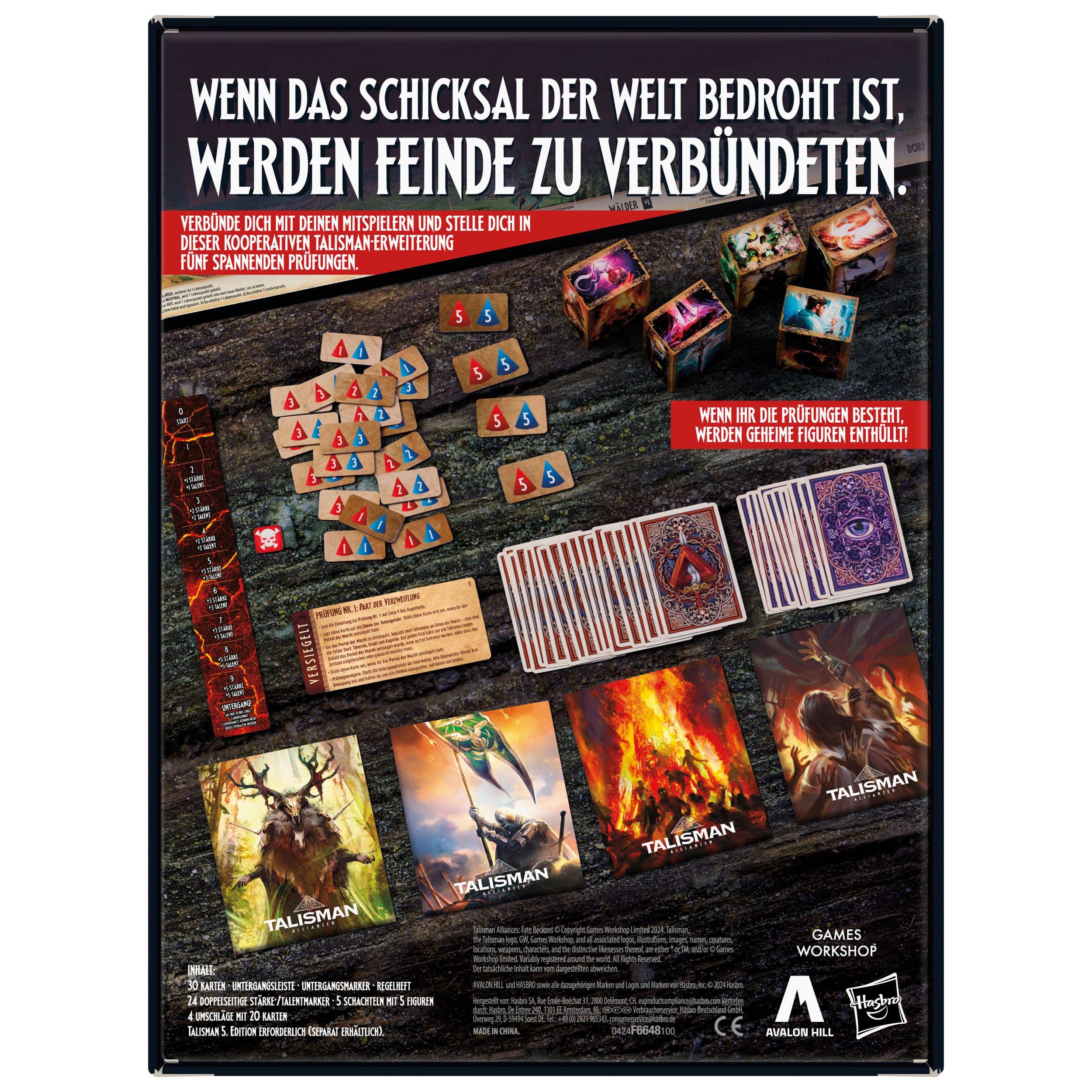 Talisman: Allianzen Brettspiel-Erweiterung Ruf des Schicksals *Deutsche Version*