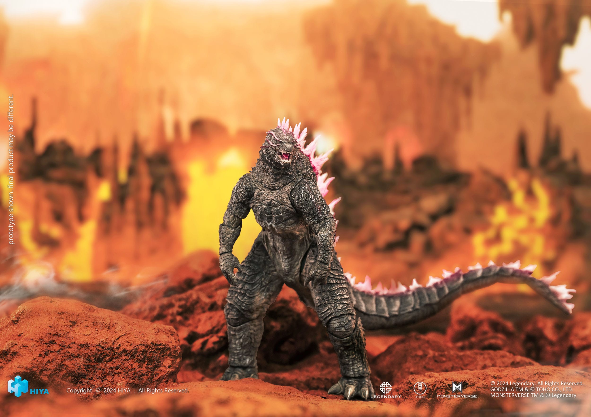 Godzilla x Kong: The New Empire Exquisite Basic Actionfigur Godzilla Evolved Ver. 18 cm