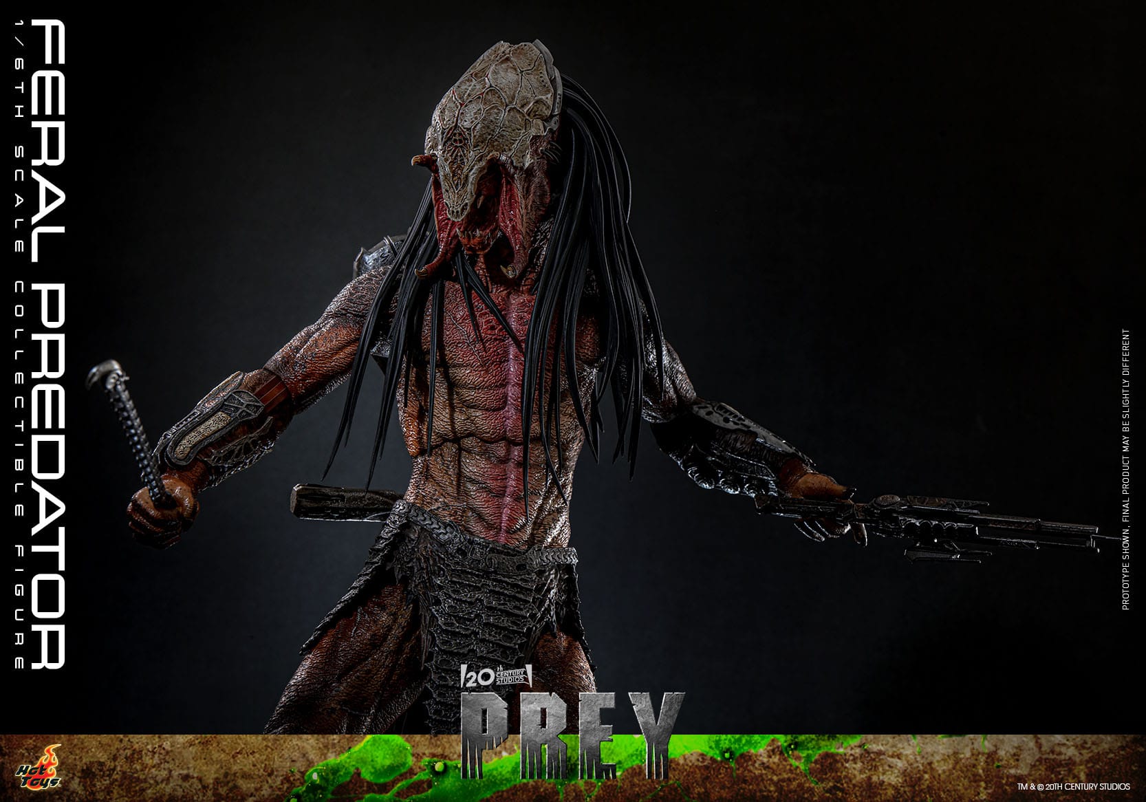 Prey Actionfigur 1/6 Feral Predator 37 cm