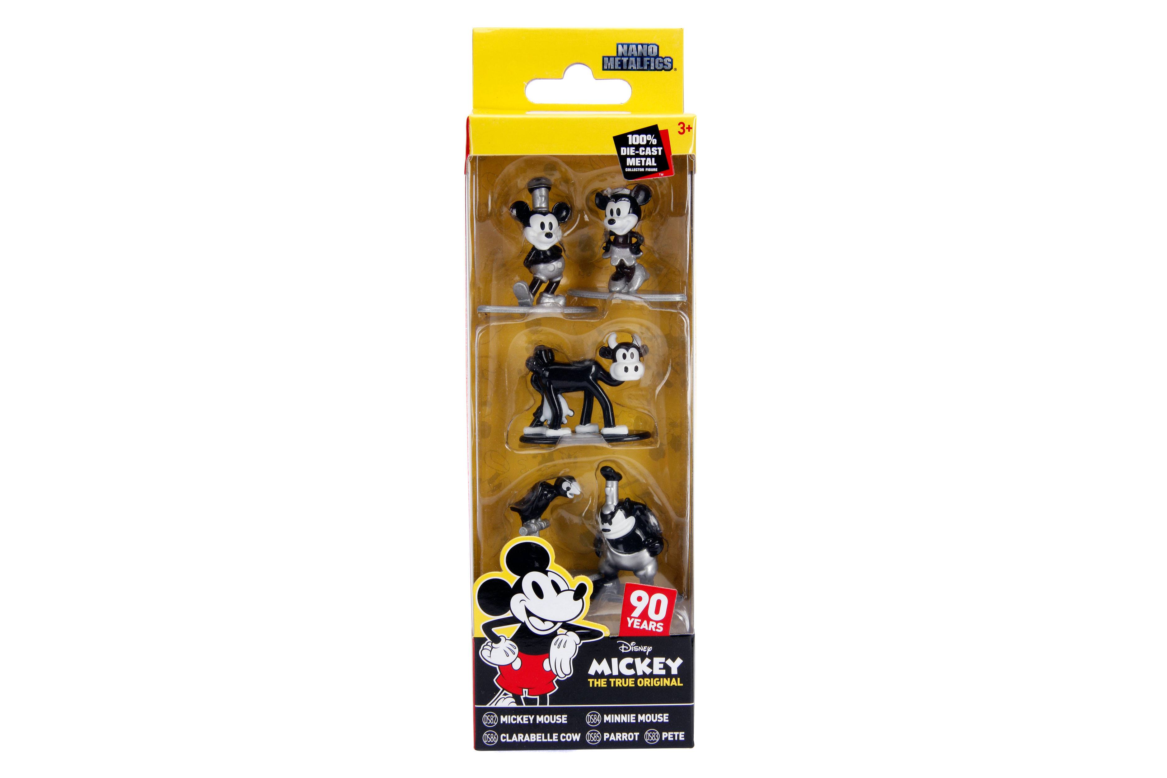 Disney Nano Metalfigs Diecast Minifiguren 5-er Pack Mickey's 90th 4 cm