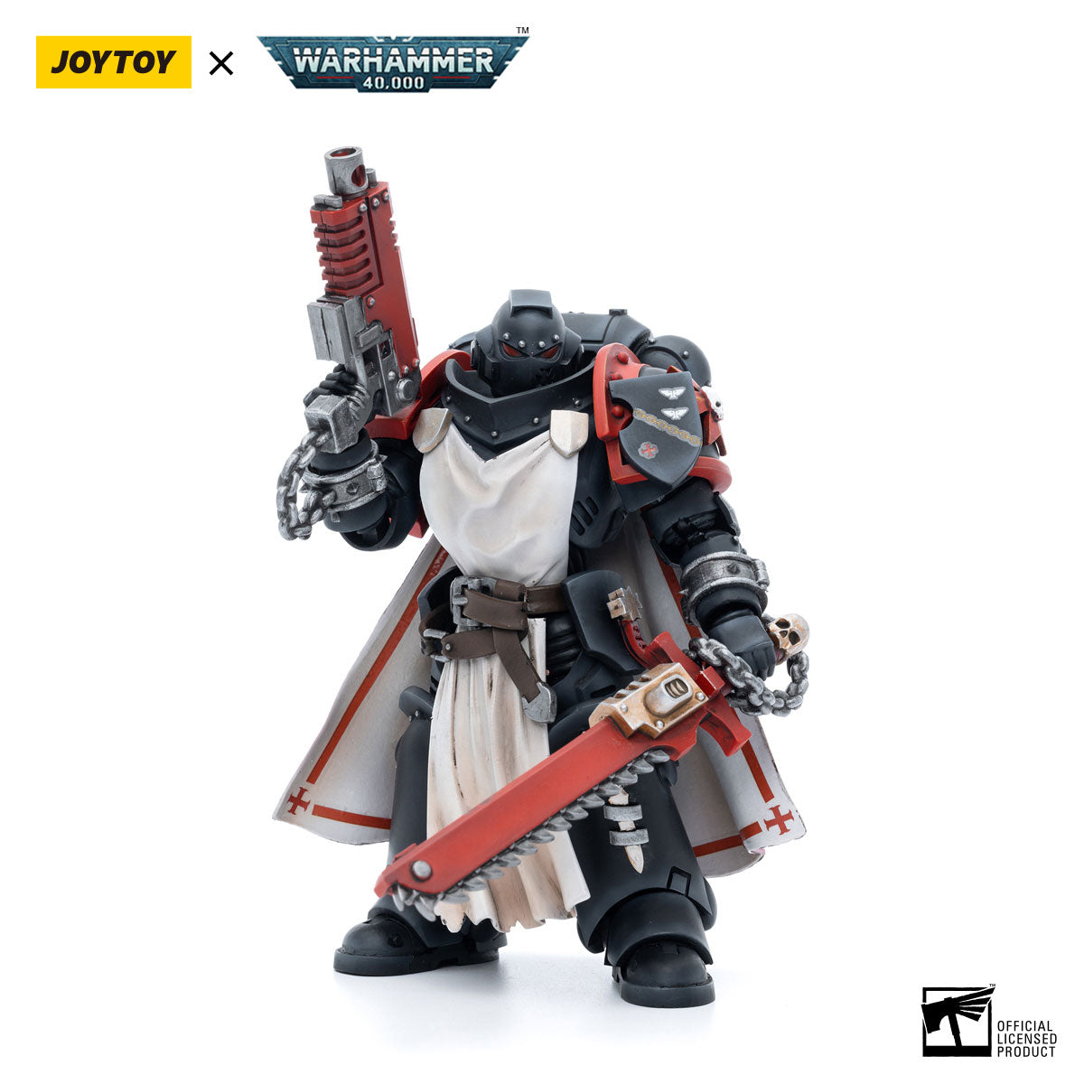 Warhammer 40k Actionfigur 1/18 Black Templars Primaris Sword Brethren Harmund 12 cm