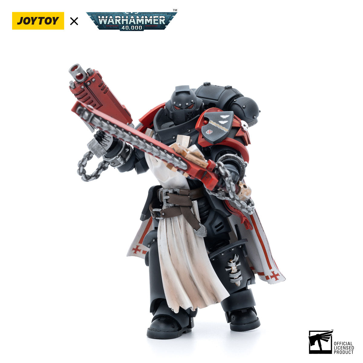 Warhammer 40k Actionfigur 1/18 Black Templars Primaris Sword Brethren Harmund 12 cm