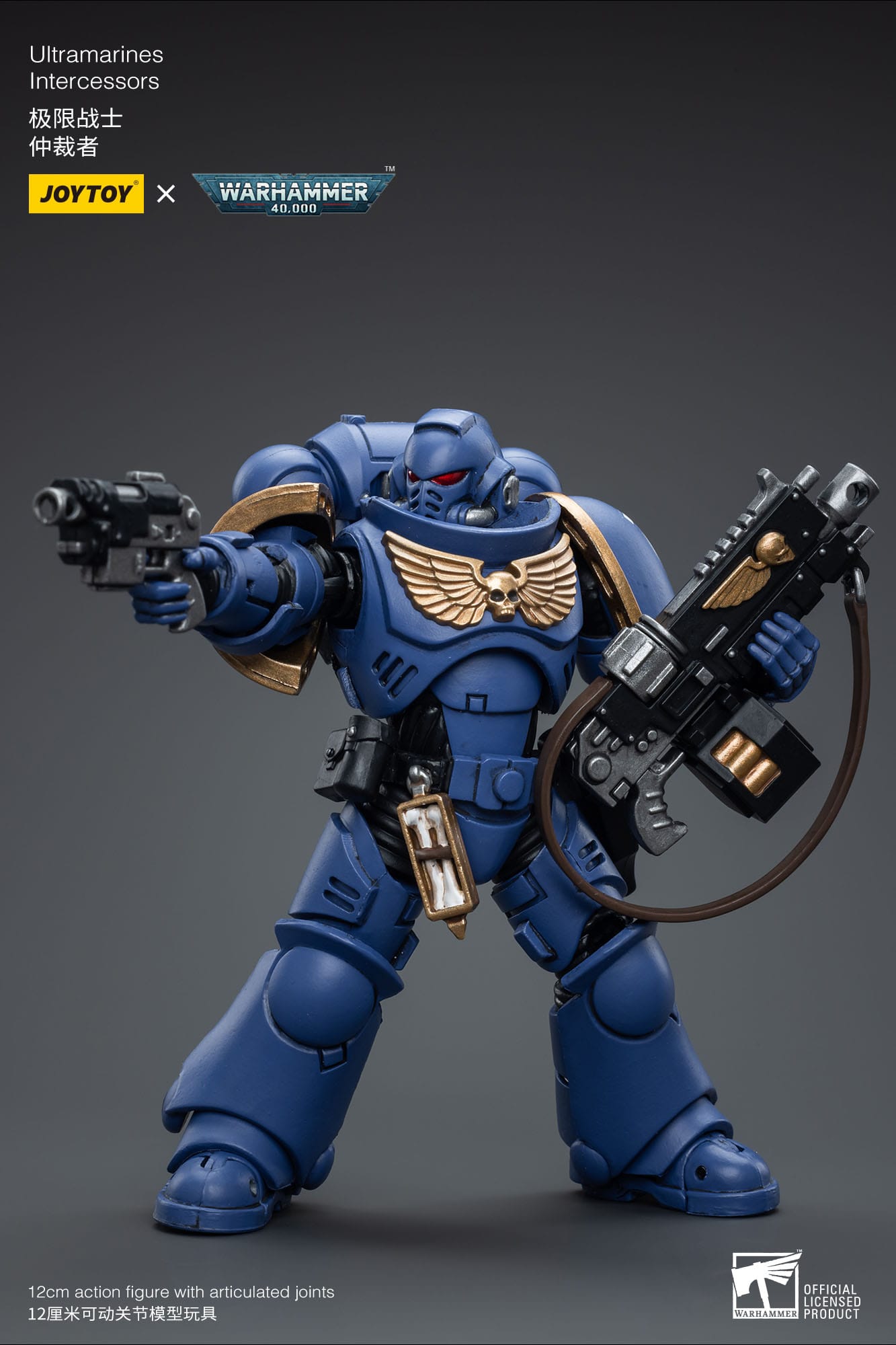 Warhammer 40k Actionfigur 1/18 Ultramarines Intercessors 12 cm