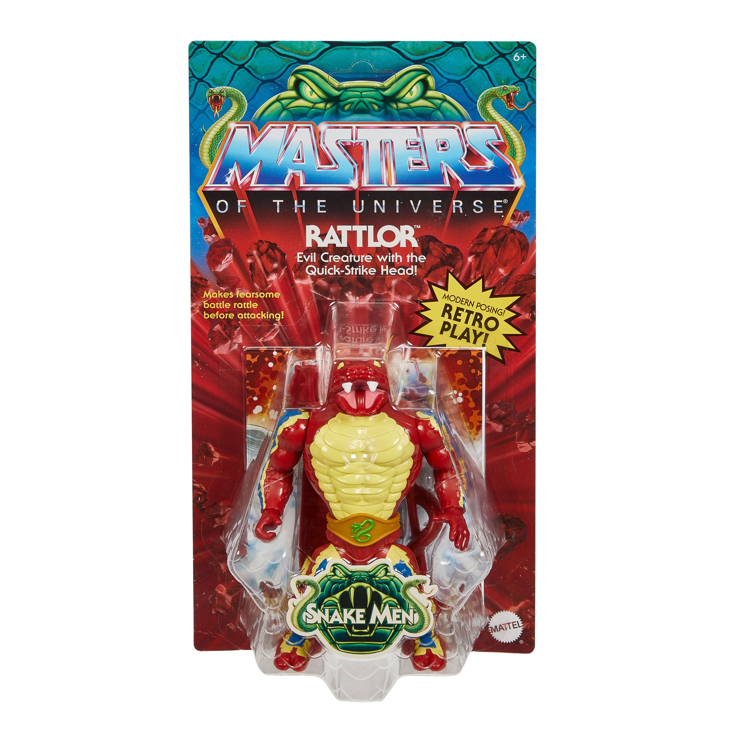 Masters of the Universe Origins Actionfigur Rattlor 14 cm