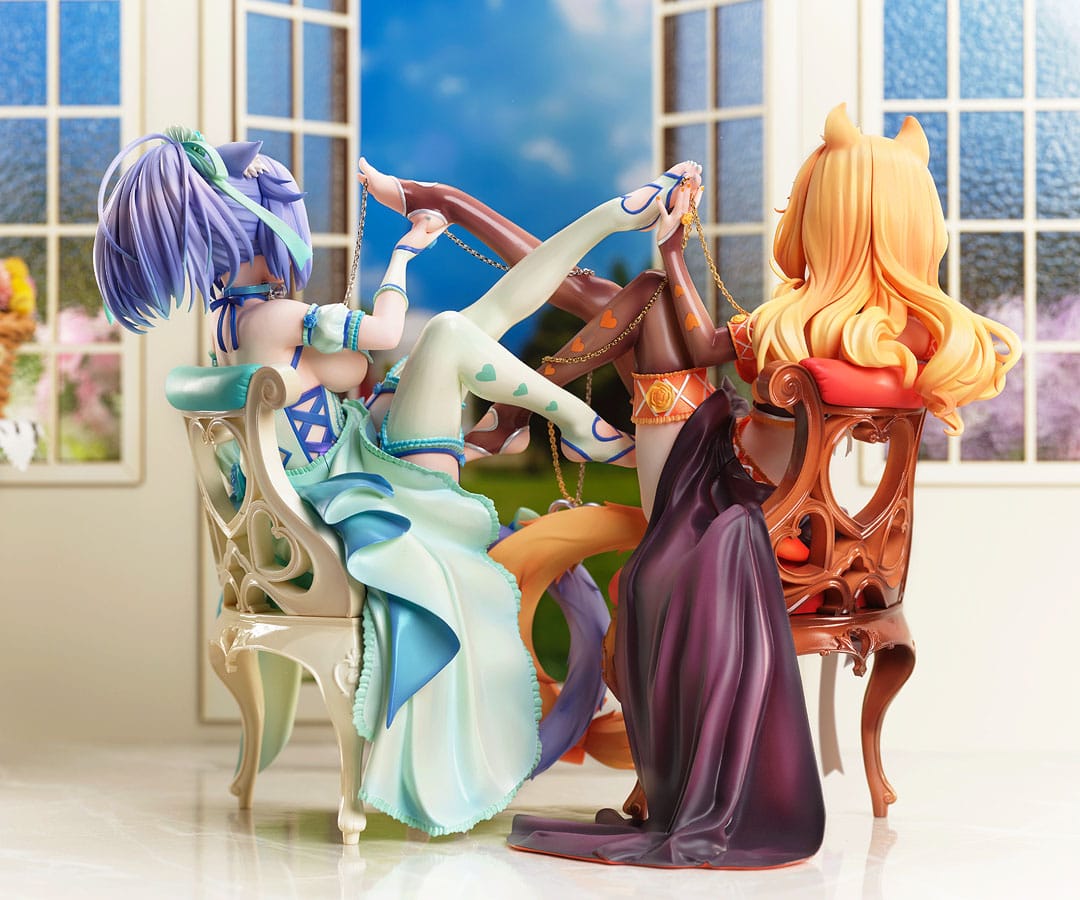 Nekopara PVC Statue 1/7 Maple & Cinnamon 19 cm (Set 2 Stück)