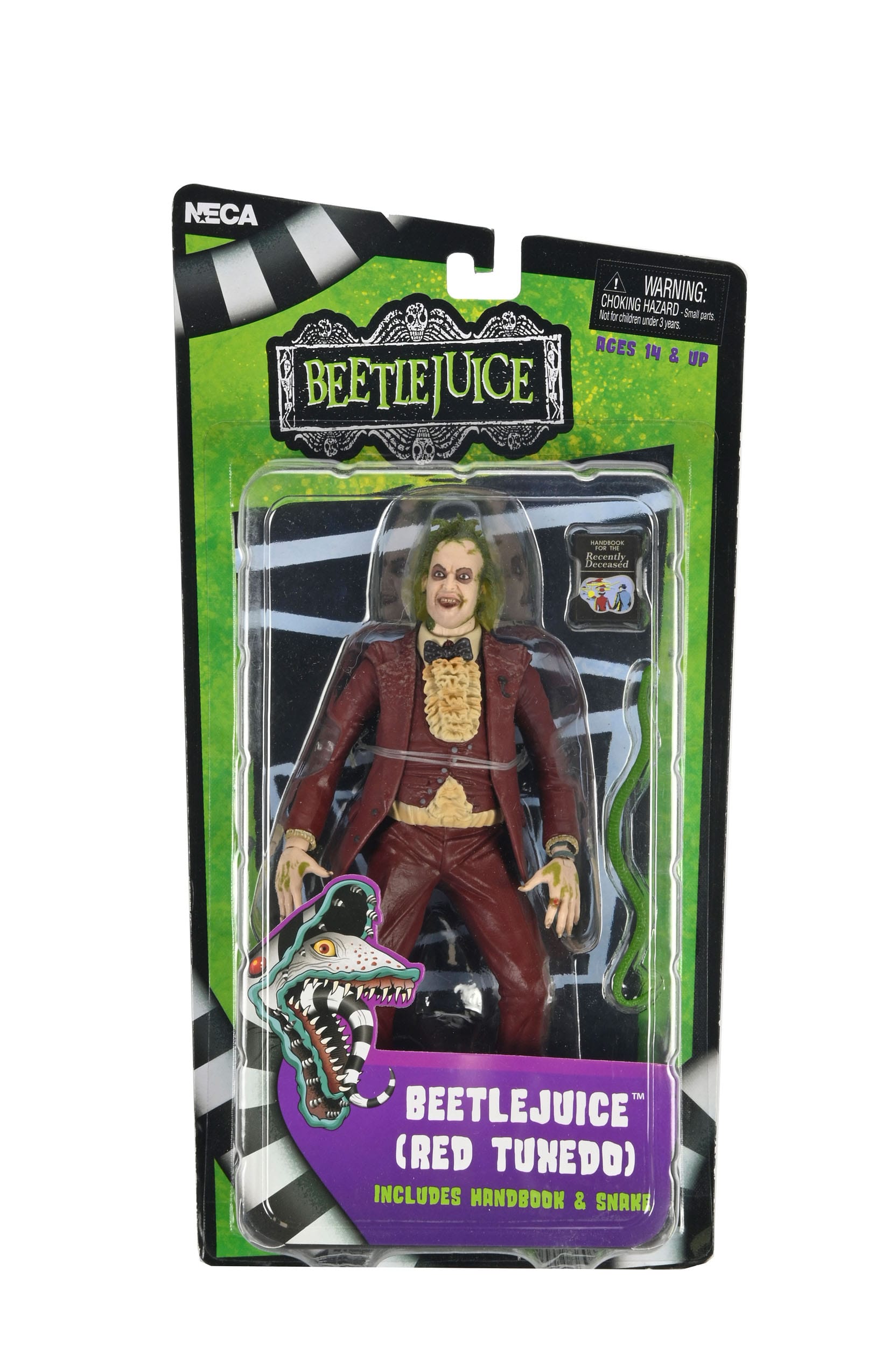 Beetlejuice 1988 Actionfigur Beetlejuice Red Tuxedo 18 cm
