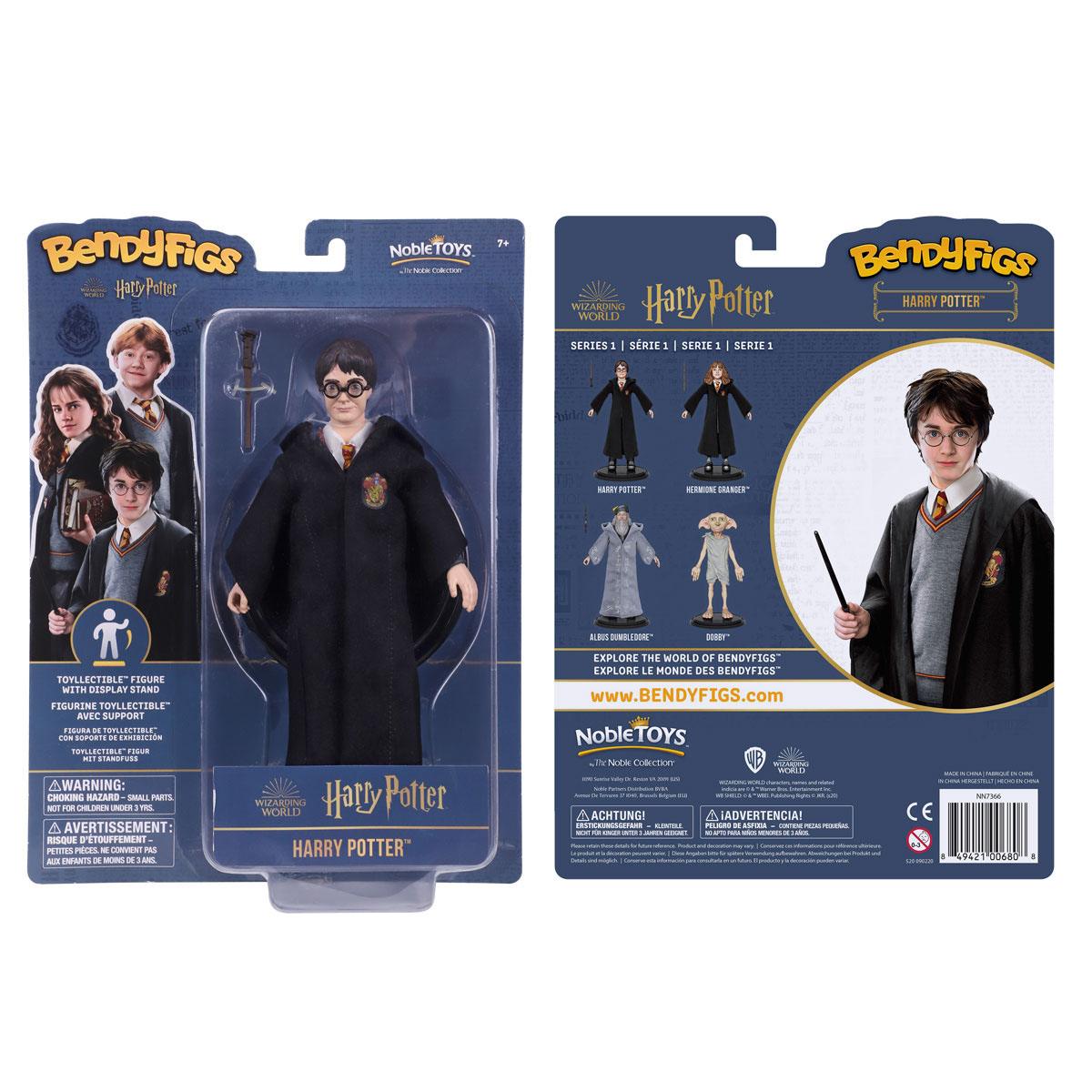 Harry Potter Bendyfigs Biegefigur Dobby 19 cm & Harry Potter 19 cm "Set"