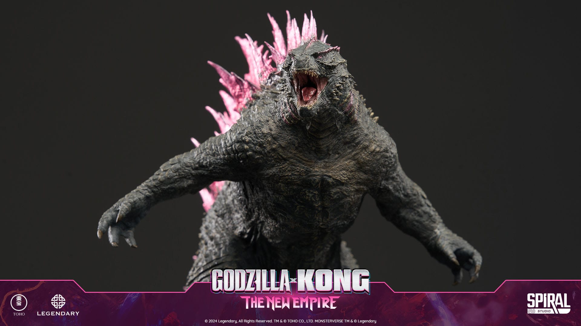Godzilla Hall of Fame PVC Statue Godzilla 2024 Evolved Form (Heat Ray Version) 27 cm