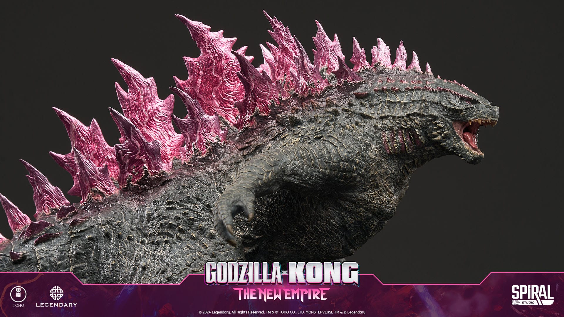 Godzilla Hall of Fame PVC Statue Godzilla 2024 Evolved Form (Heat Ray Version) 27 cm