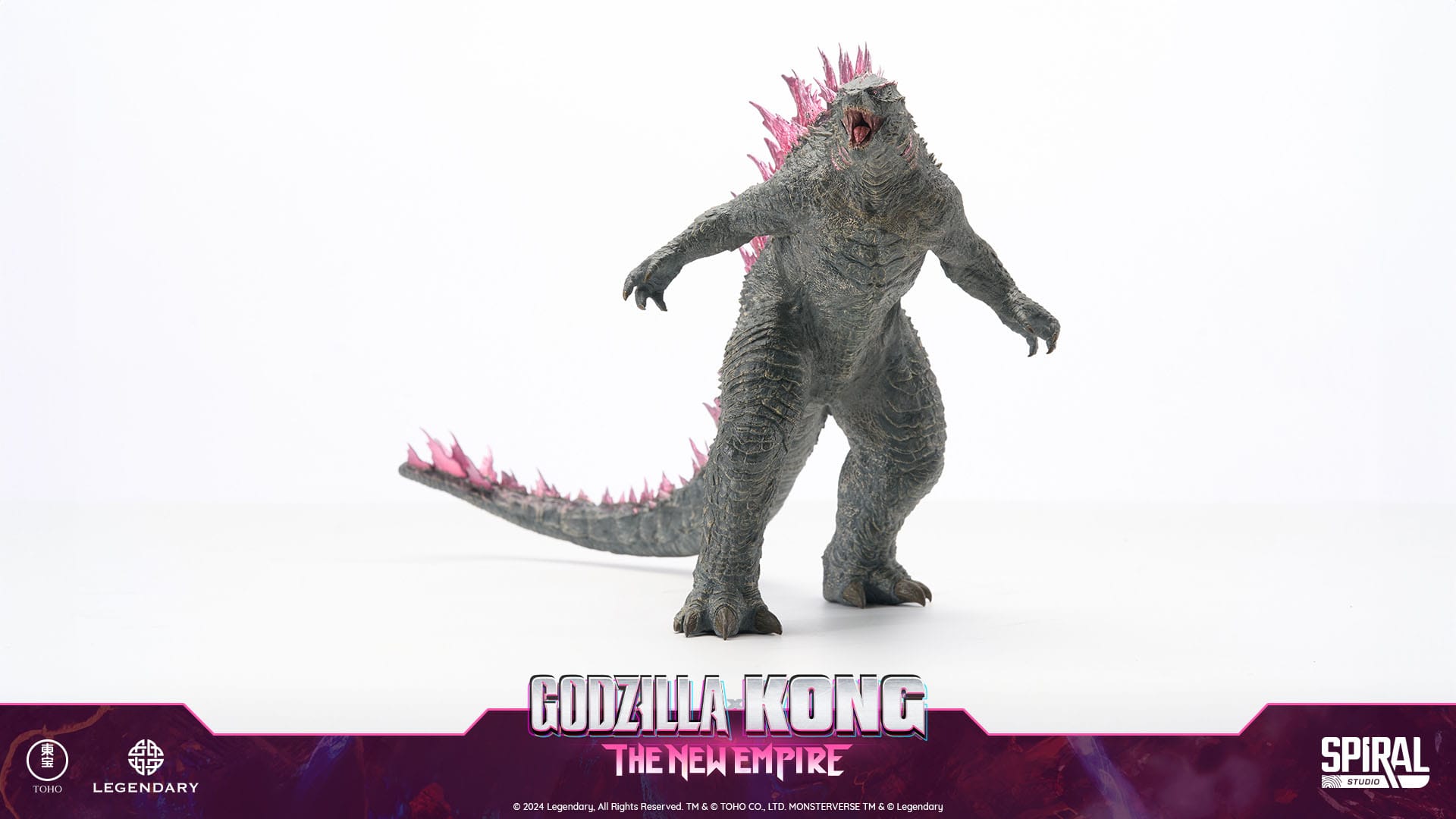 Godzilla Hall of Fame PVC Statue Godzilla 2024 Evolved Form (Heat Ray Version) 27 cm