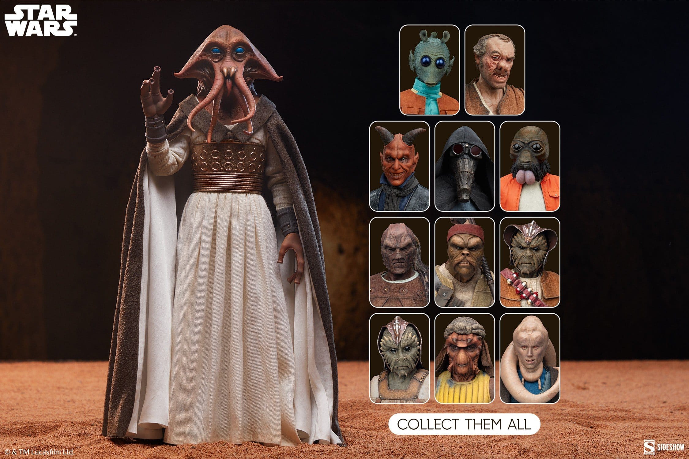 Star Wars Actionfigur 1/6 Tessek 32 cm