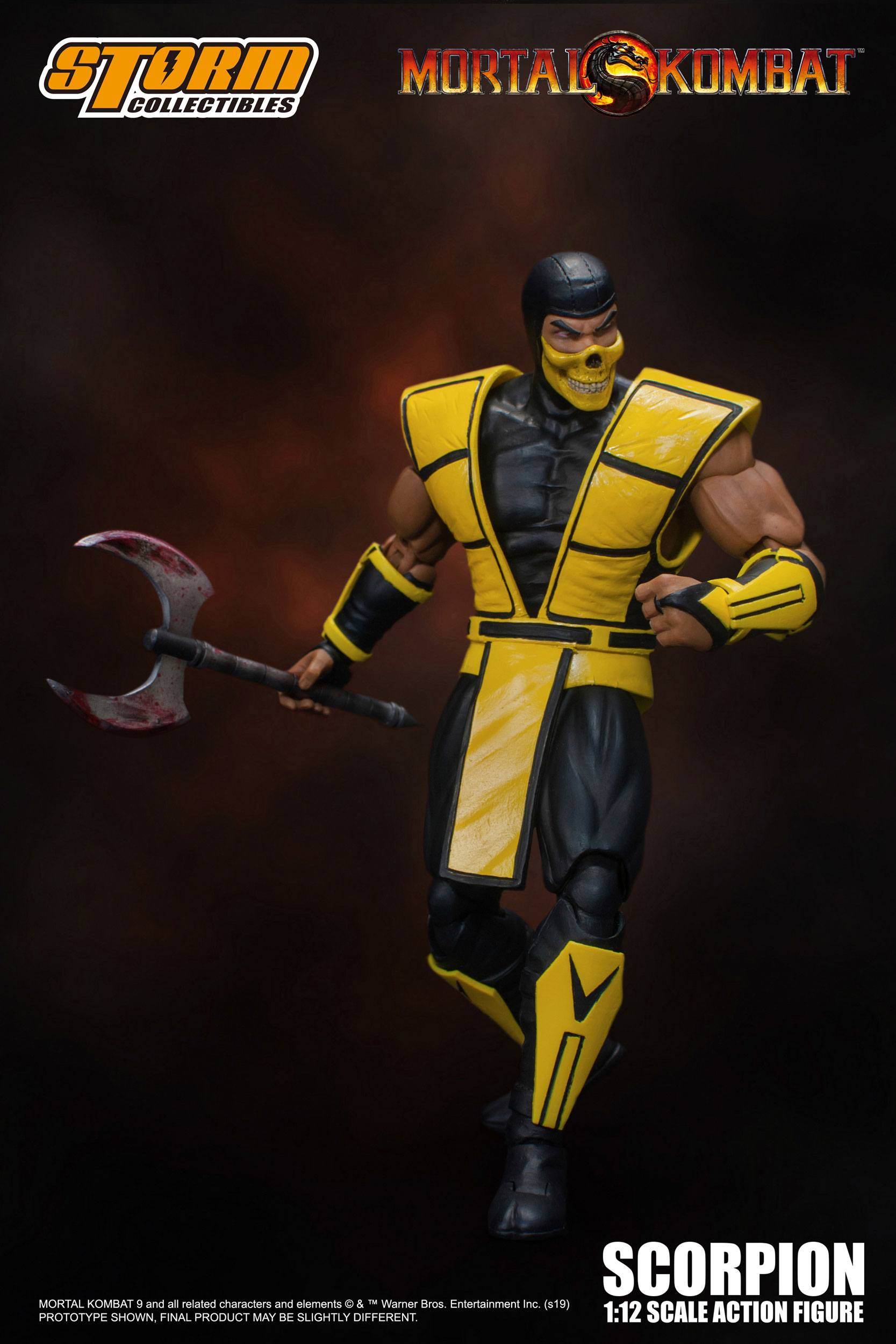 Mortal Kombat Actionfigur 1/12 Scorpion 16 cm