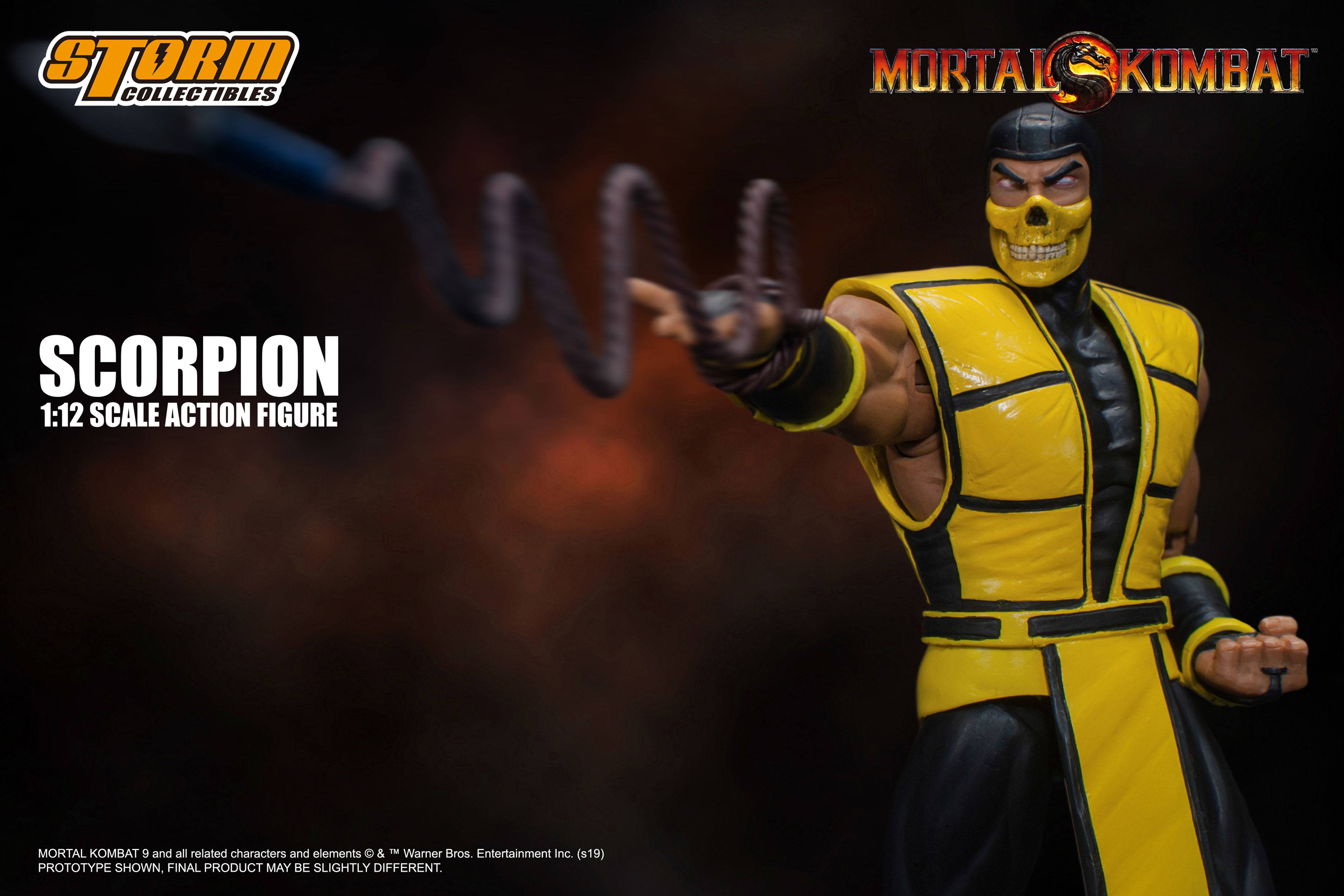 Mortal Kombat Actionfigur 1/12 Scorpion 16 cm